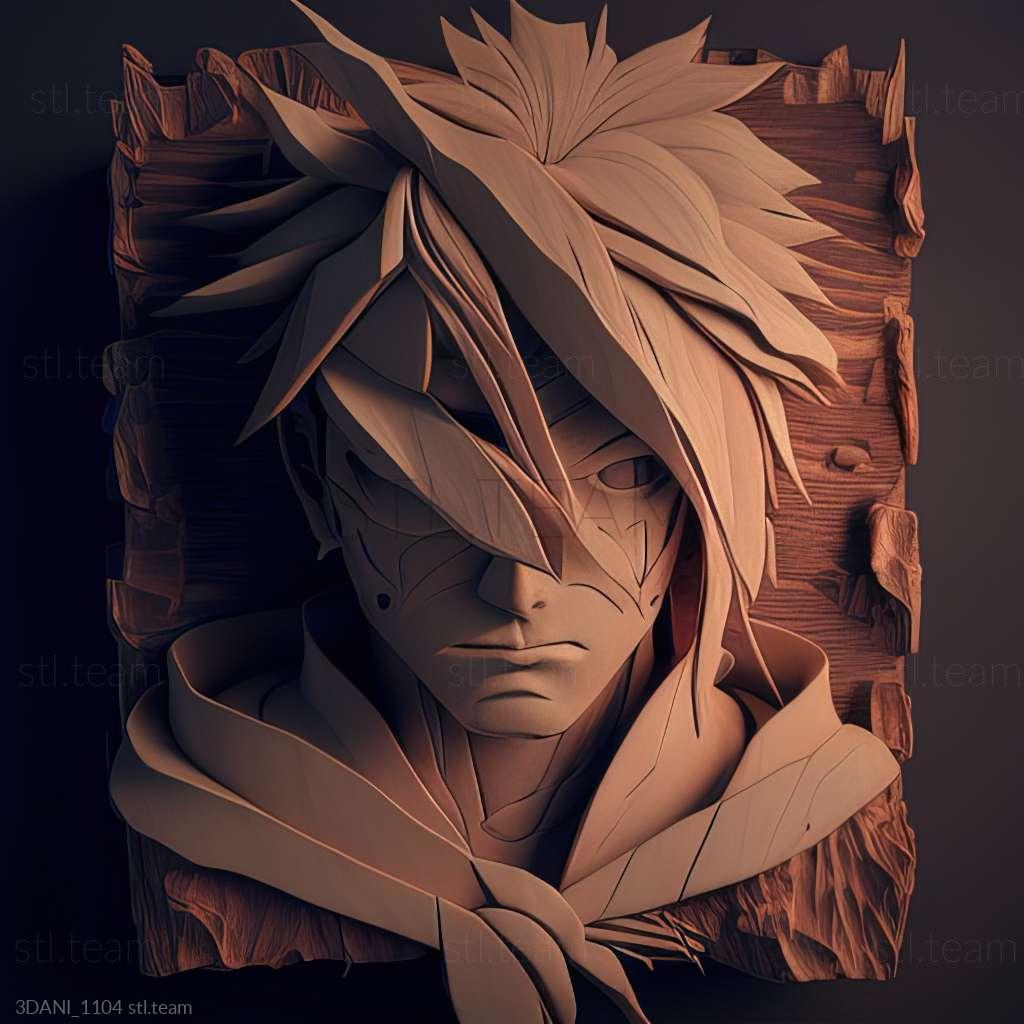 Naruto Hokage STL Files from Naruto 3D Printable